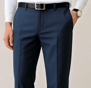 SM Syentex Slim Fit Men Blue Trousers