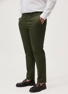 UNSTD Men Plus Size Airmax Chino Pants for Men | Regular Fit Stretchable Casual Pants Regular Fit Men Green Trousers