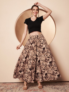 ZWERLON Loose Fit Women Brown Trousers