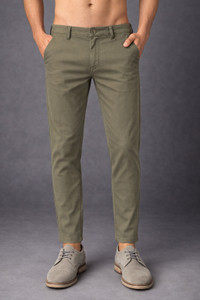 Don Bosco Regular Fit, Comfort Fit Men Green Trousers