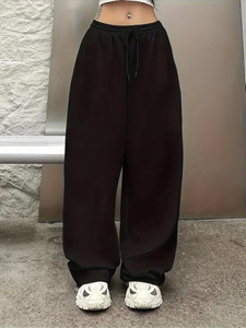 Stockton Loose Fit Women Black Trousers