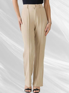 KOTTY Regular Fit Women Beige Trousers