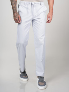 WATT NEXT CLOTHINGS Regular Fit Men Light Blue Trousers