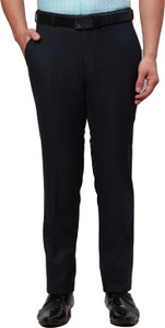 Raymond Slim Fit Men Dark Blue Trousers