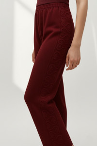 VKFcollection Straight Fit Women Maroon Trousers