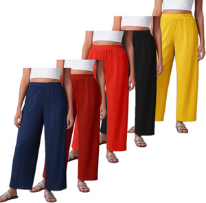 Fabricalign Relaxed Girls Multicolor Trousers