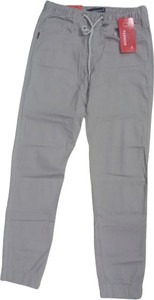 QFA Regular Fit Men Grey Trousers