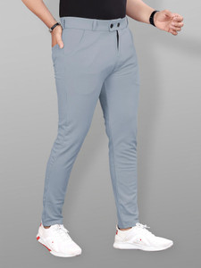 MiraMichi Regular Fit Men Grey Trousers