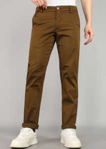 Arrow Sport Slim Fit Men Khaki Trousers