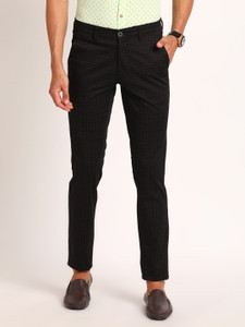TURTLE Tapered Men Brown Trousers