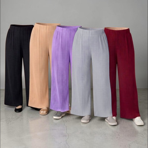 Firdous Regular Fit Women Grey, Beige, Black, Maroon, Purple Trousers