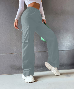 Aahwan Relaxed Women Grey Trousers