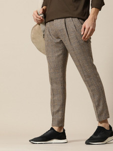 Mr Bowerbird Regular Fit Men Grey Trousers