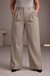 KOTTY Straight Fit Women Beige Trousers