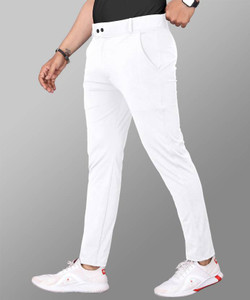 METRONAUT Slim Fit Men White Trousers