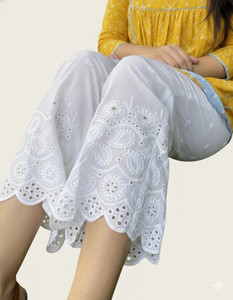 NYC FASHION Regular Fit Women White Trousers