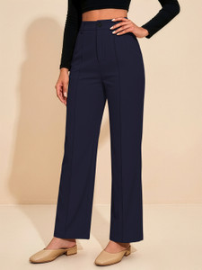 Dream Beauty Fashion Straight Fit Women Green Trousers