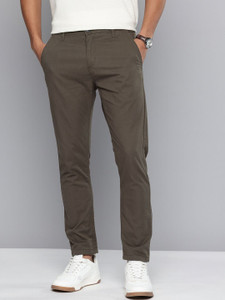 FLYING MACHINE Slim Fit Men Grey Trousers
