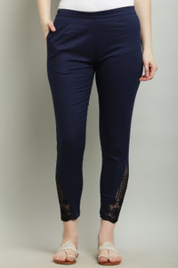 Sellingsea Regular Fit Women Blue Trousers