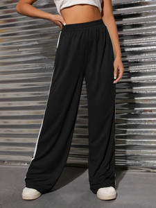 LIBJA Regular Fit Women Black Trousers