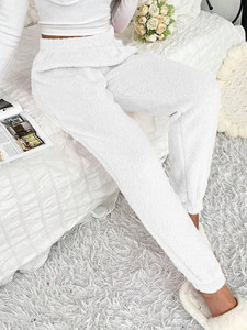 KOTTY Relaxed Women White Trousers