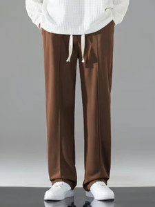SAVAYO Loose Fit Men Brown Trousers