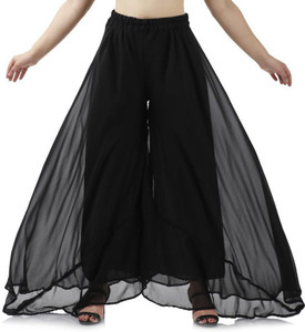 Kvish Flared Women Black Trousers