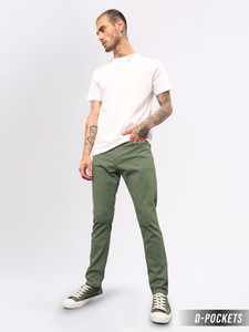 BEYOUNG Regular Fit Men Green Trousers