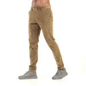 BELANO Slim Fit Men Khaki Trousers