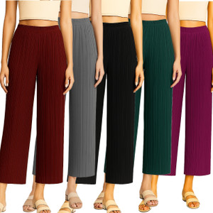 Hasangarments Regular Fit Women Multicolor Trousers