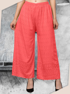 FamBee Flared Women Purple Trousers