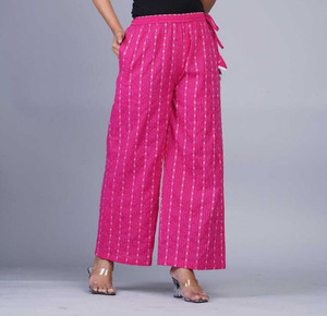 welcomekurti Regular Fit Women Pink Trousers