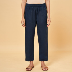 Rangmanch by Pantaloons Regular Fit Women Black Trousers
