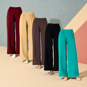 Firdous Comfort Fit Women Multicolor Trousers