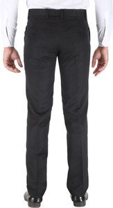 STREETCOUT Straight Fit Men Black Trousers