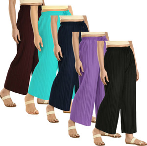 ABD STORE Regular Fit Women Multicolor Trousers