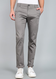 Arrow Sport Slim Fit Men Green Trousers