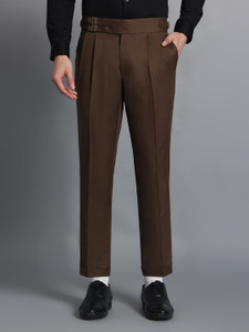 FASHIONEMPIRE Regular Fit Men Brown Trousers