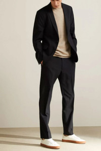 AXOLOTL Regular Fit Men Black Trousers