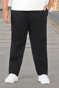 Urbano Plus Regular Fit Men Black Trousers