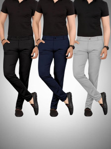 Chartou Regular Fit Men Multicolor Trousers