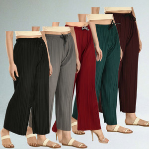 WINHEVER Regular Fit Women Multicolor Trousers