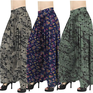 Sarafatkhan Flared Women Multicolor Trousers