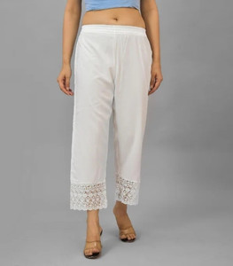 SRP COLLECTION Regular Fit Women White Trousers