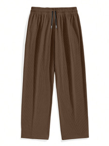 Rajovati Loose Fit Men Brown Trousers