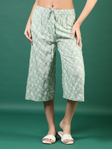 V-MART Regular Fit Women Green Trousers