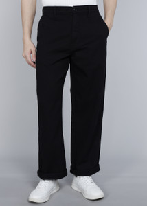 LEVI'S Loose Fit Men Black Trousers