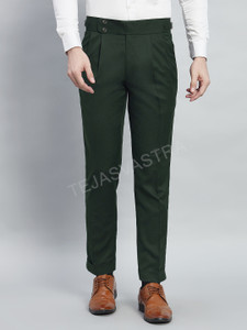 FASHIONEMPIRE Regular Fit Men Green Trousers