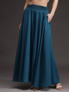 Emeros Relaxed, Flared Women Blue Trousers