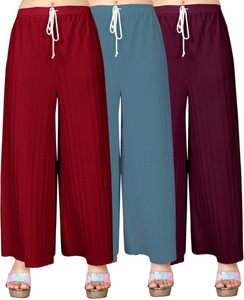 SHUSHIVGORA FABRIC Flared Women Multicolor Trousers